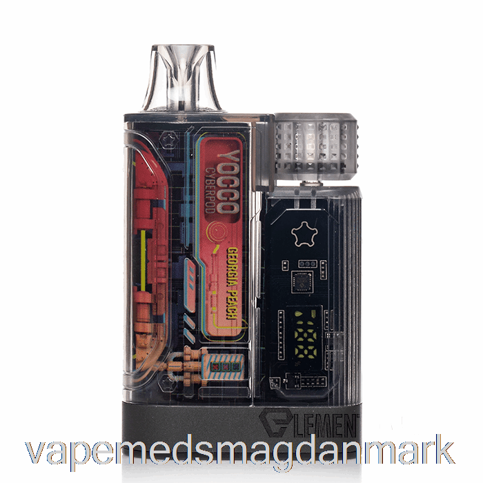 Vape Juice Yocco Cyberpod 12000 Engangs Georgia Fersken